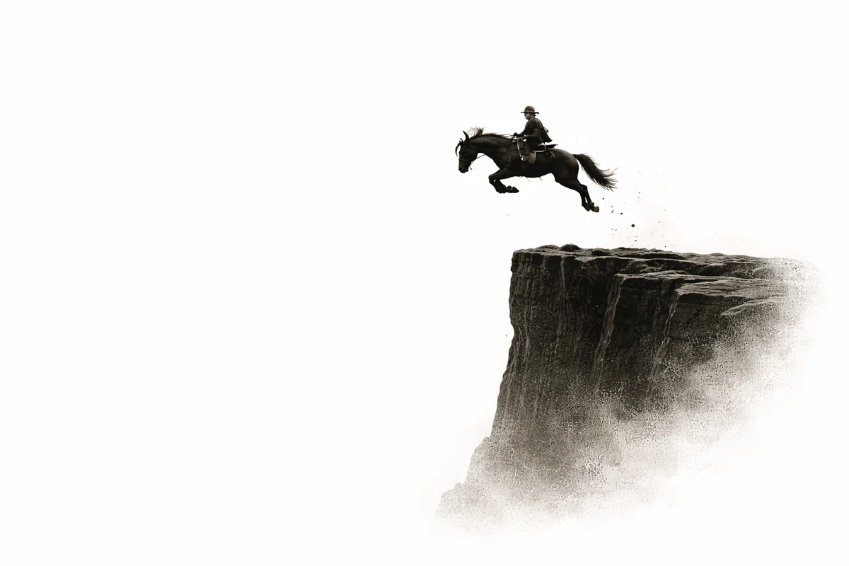 The Horseman in the Sky cover